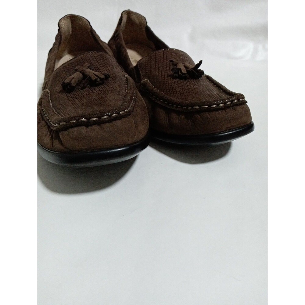 Women’s SAS Hope Slip On Brown Leather Tassel Comfort  Loafers 7.5 Shoe USA - Picture 14 of 14